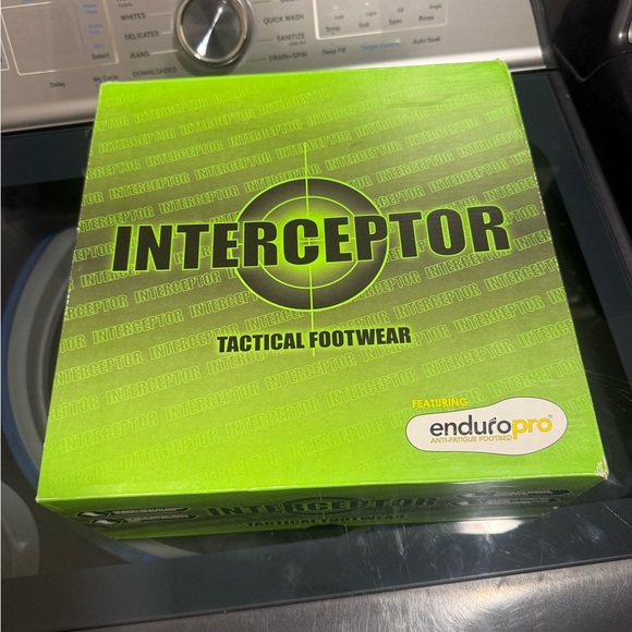 Interceptor Men's Black Tactical Boots - Picture 7 of 7